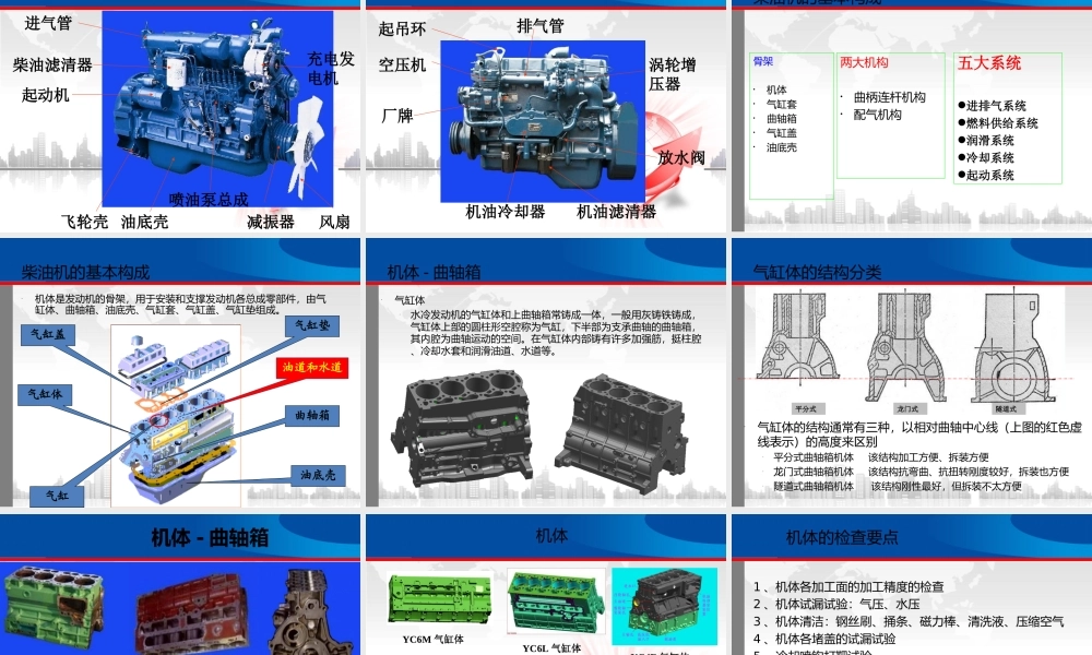 柴油发动机结构及其工作原理