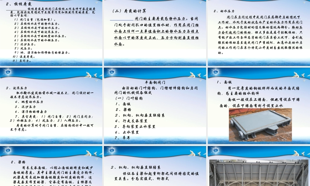 闸门与启闭机