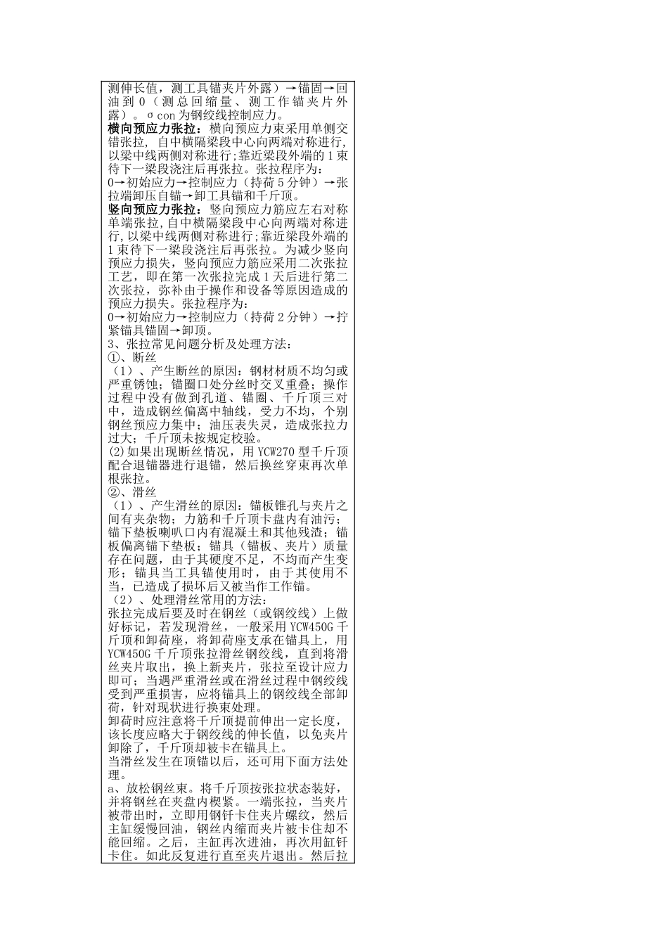 连续梁张拉及压浆技术交底_第3页