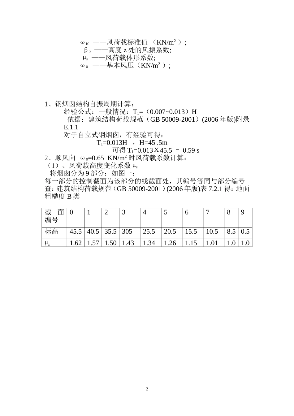 烟囱计算书完整_第2页