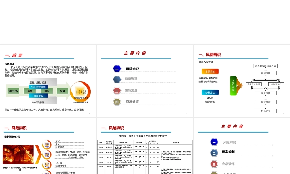 应急处置与演练