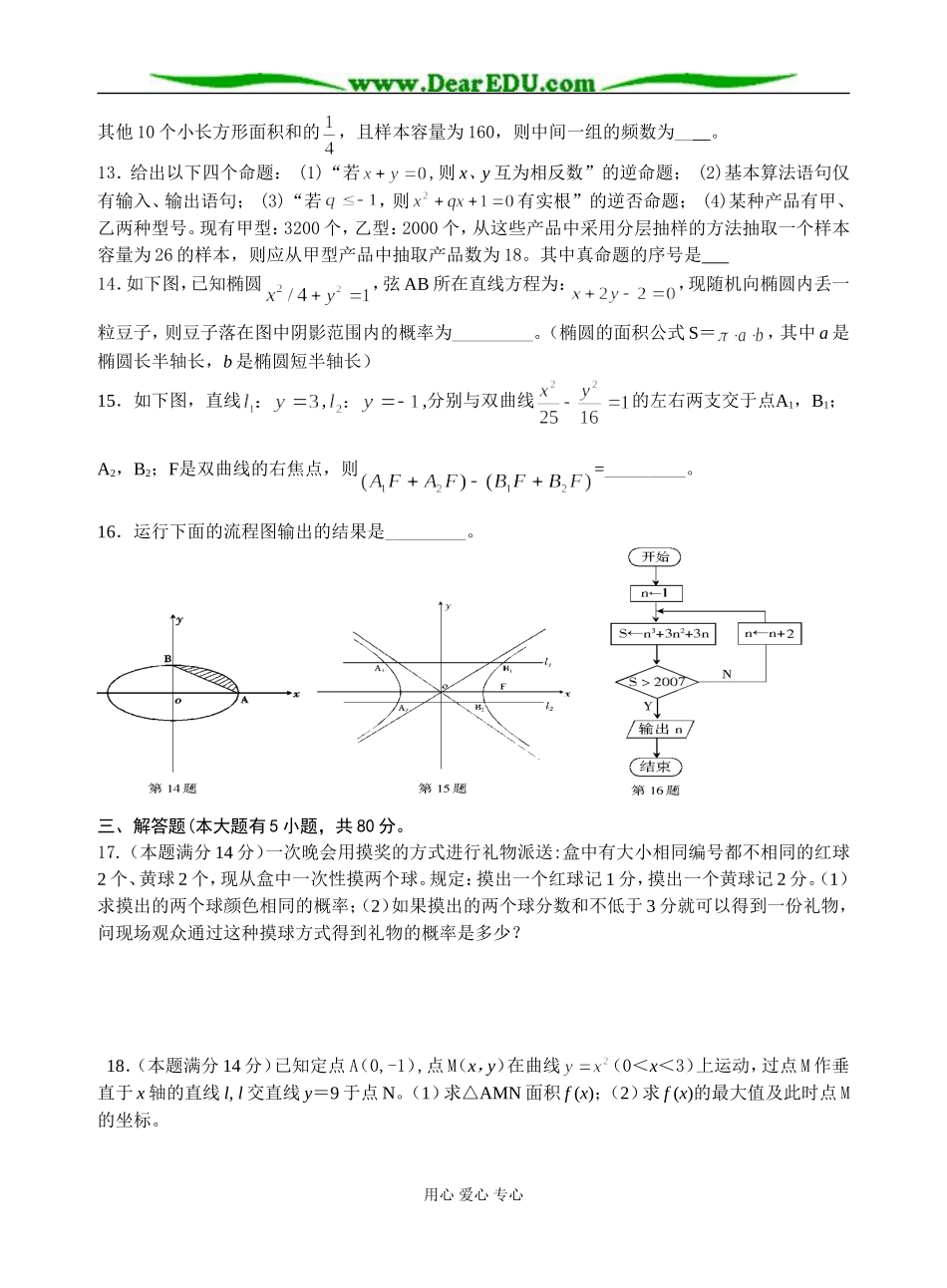 高二（上）期末模拟试卷（九）_第2页
