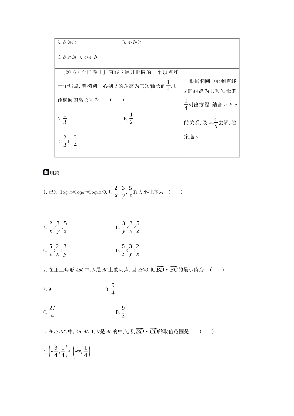 高考数学总复习 第Ⅰ篇 高考专题讲练 思想篇 文-人教版高三全册数学试题_第2页