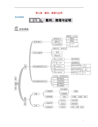 （江苏专用）高考数学大一轮复习 第七章 数列、推理与证明 文-人教版高三全册数学试题