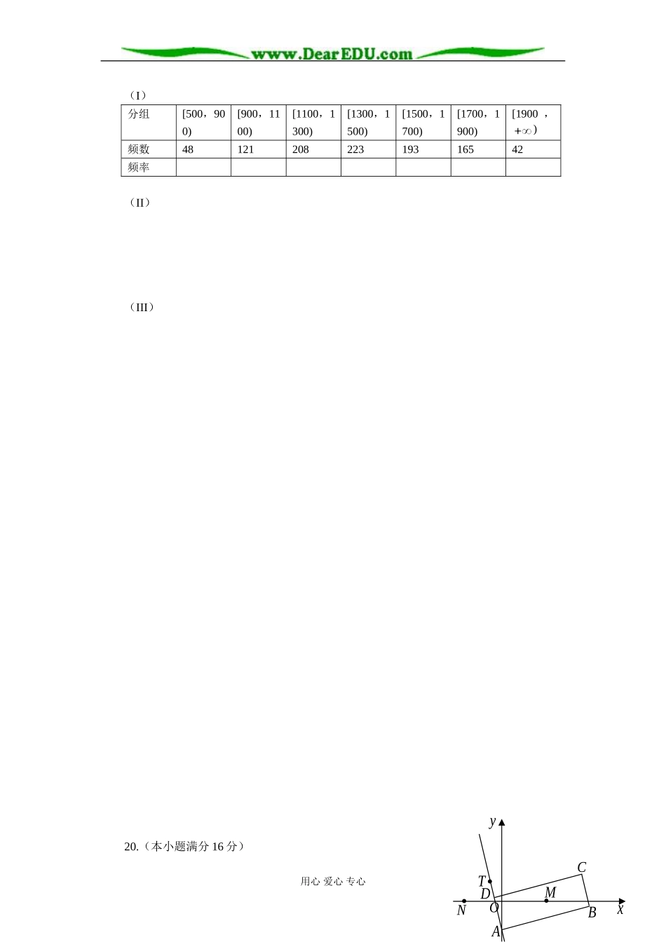 高二理科数学答题纸_第2页