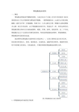 (完整版)聚氨酯泡沫材料及成型方法总结