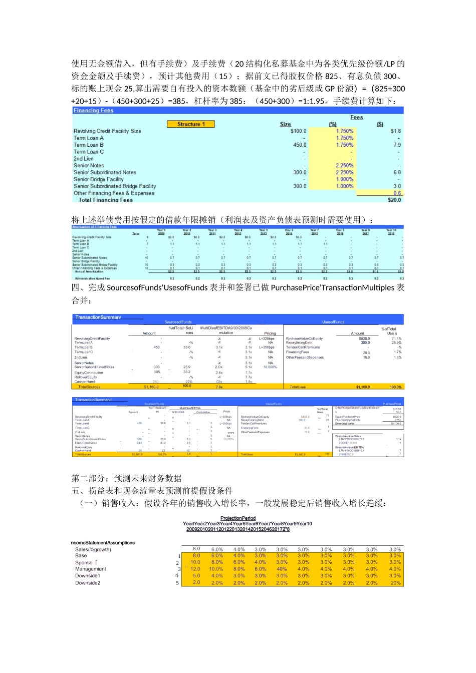 LBO投资收益测算过程_第3页