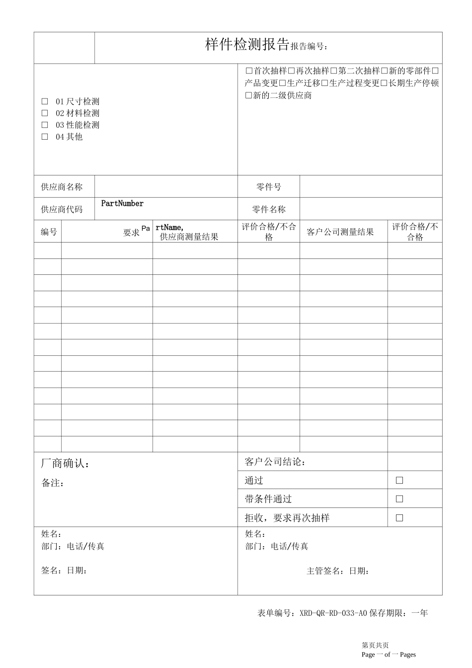 PPAP固定表格和提交清单_第2页