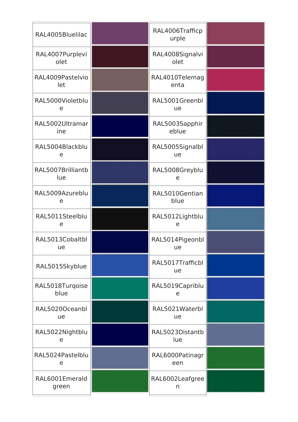 RAL国际色卡电子版_第3页