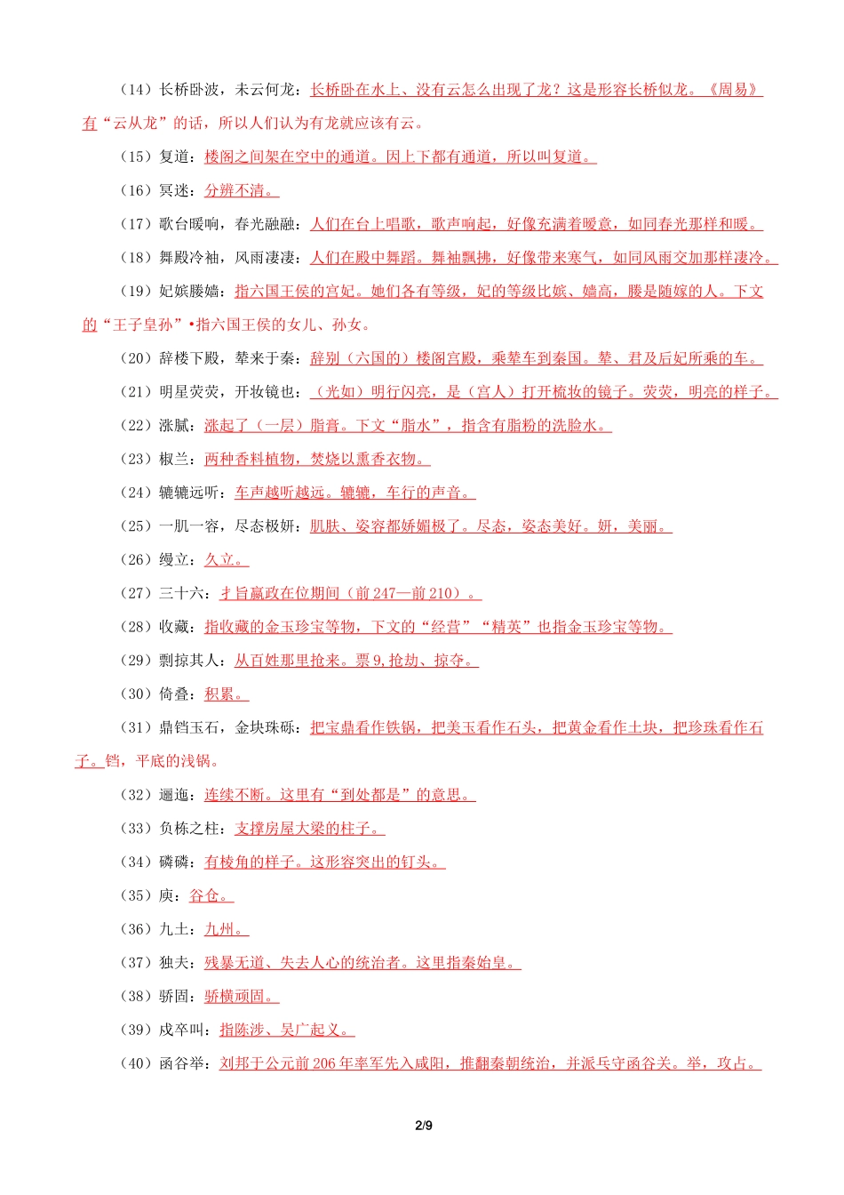 《阿房宫赋》知识梳理_第2页