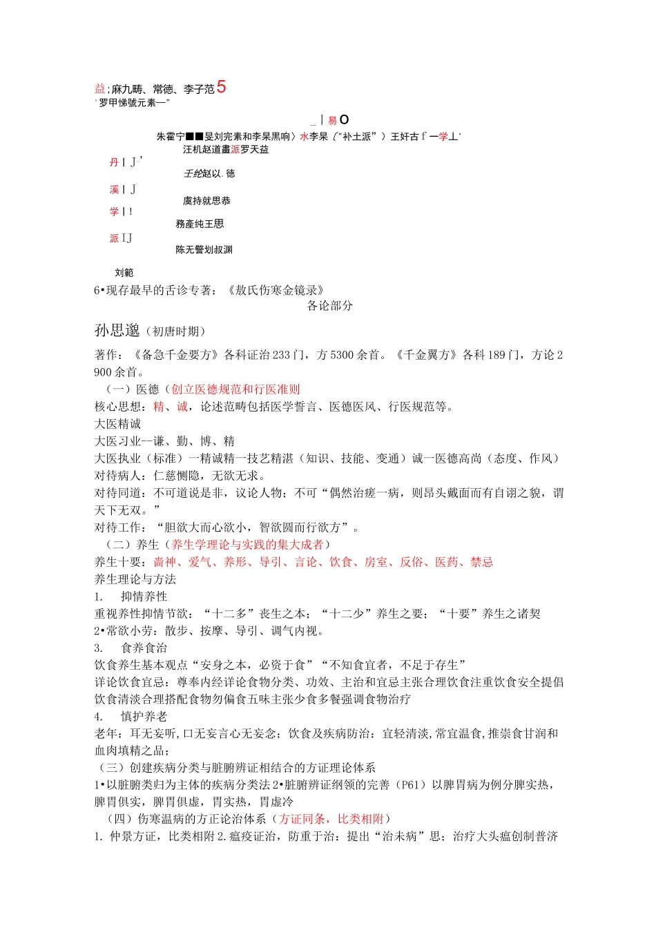 中医各家学说复习_第3页