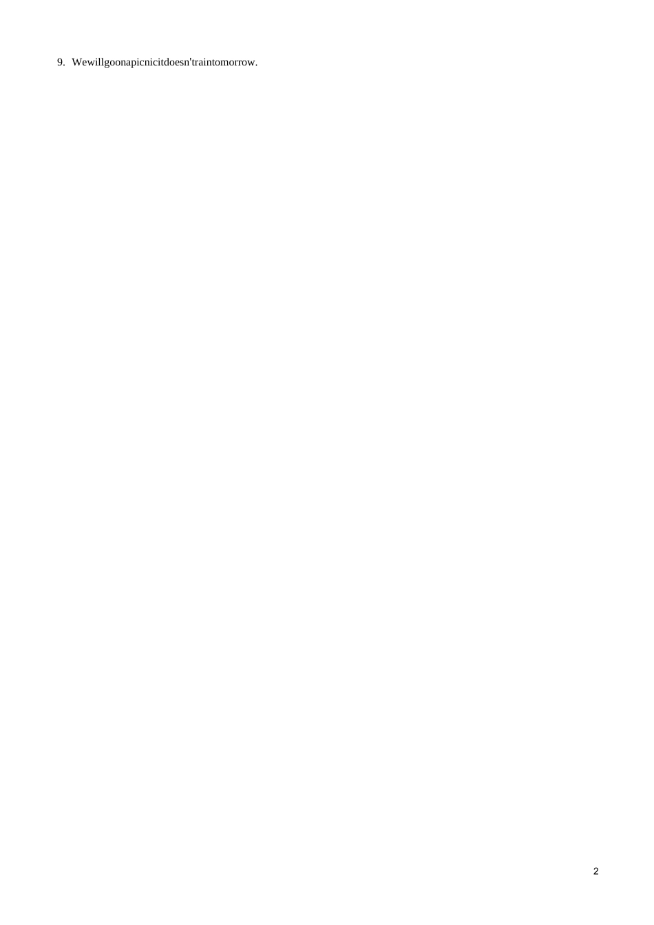 九年级英语Unit 9 单元基础测试卷(学生版)_第2页