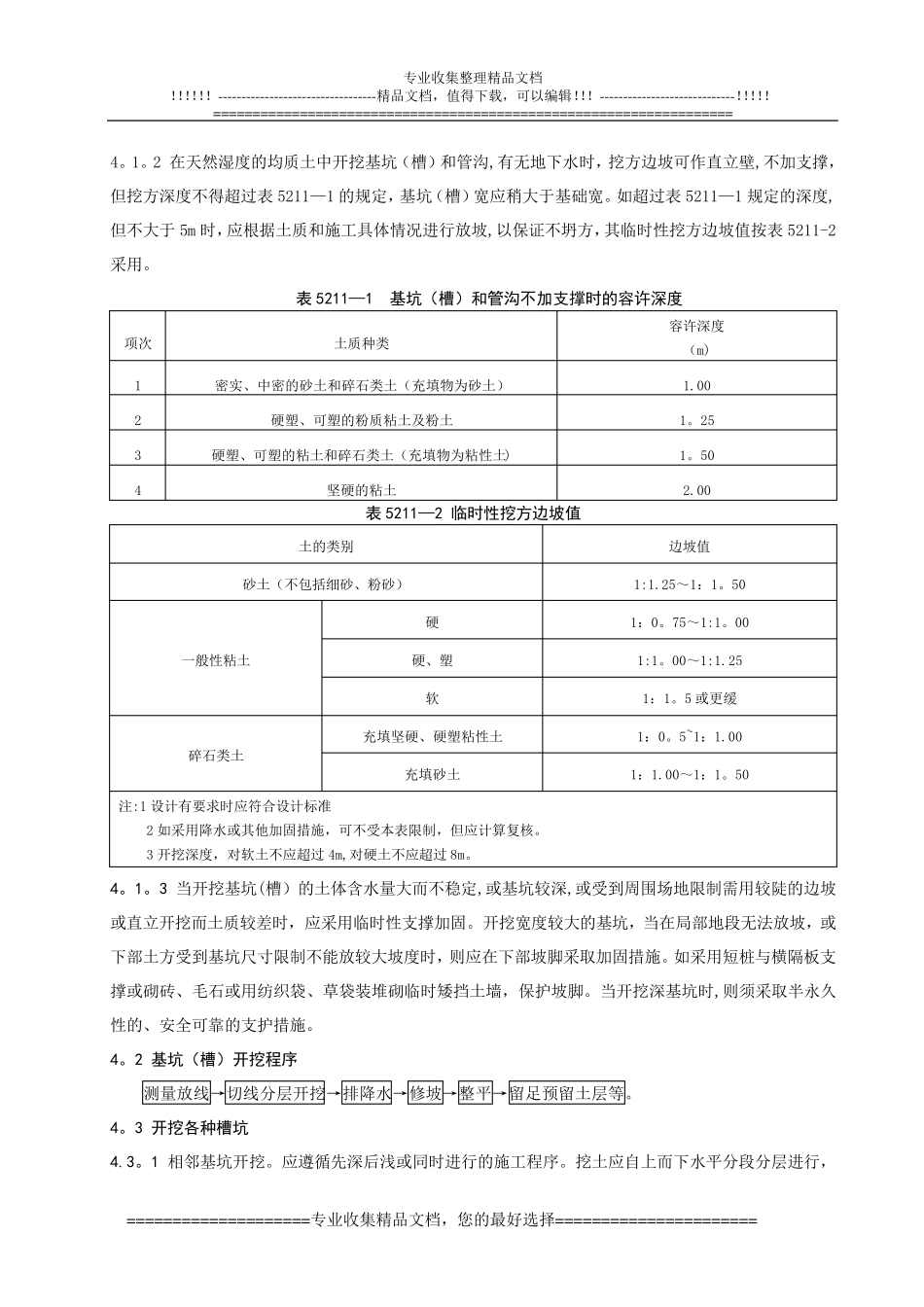 基坑(槽)人工挖土施工_第3页