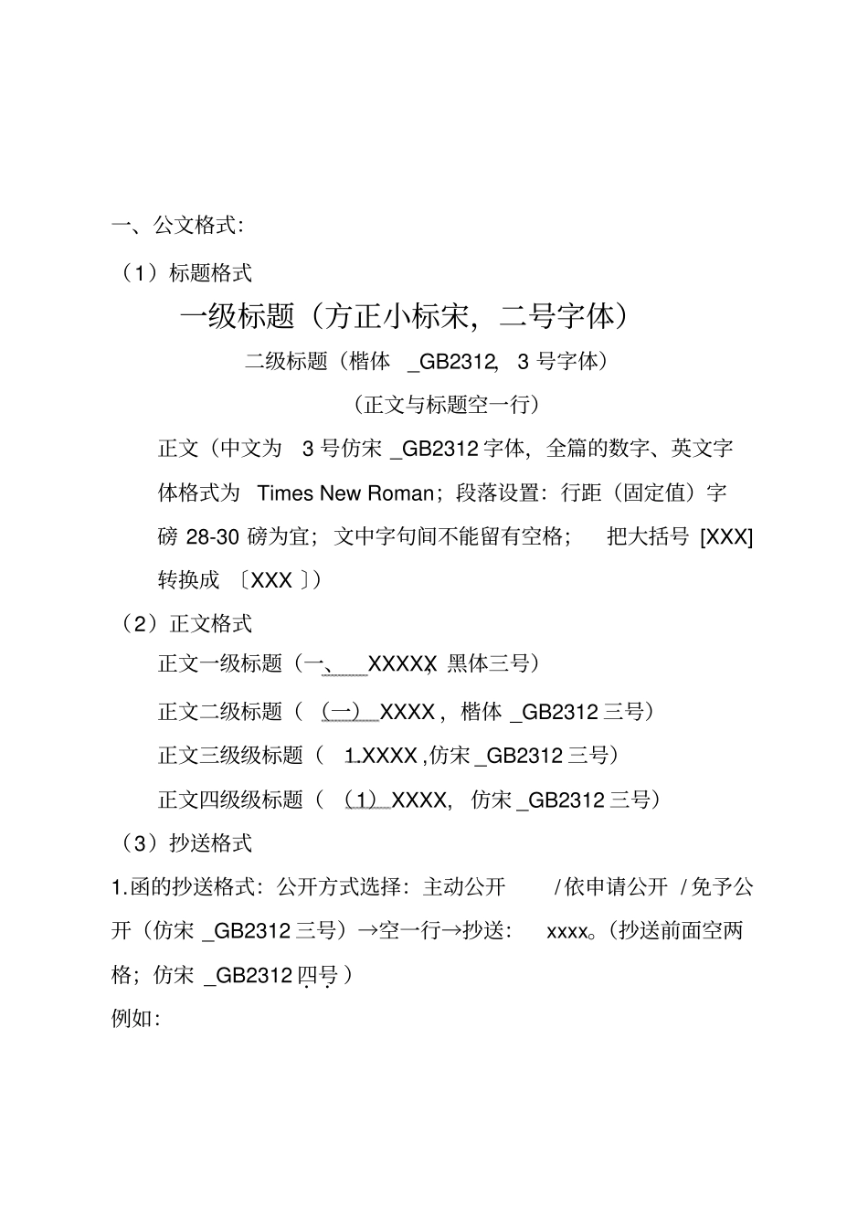 完整版,公文格式模板_第1页