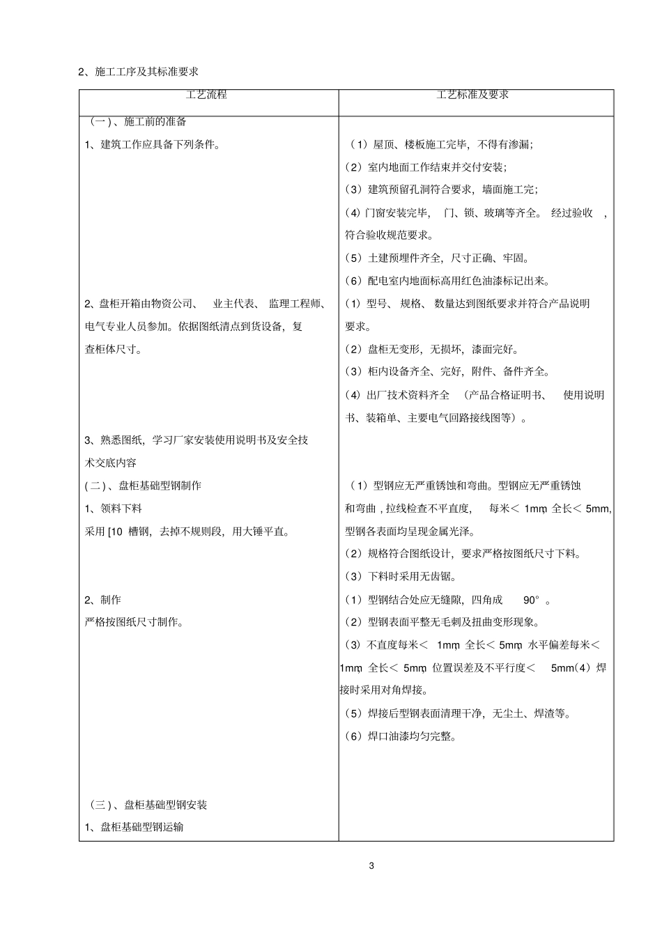 完整版10KV配电装置安装方案_第3页