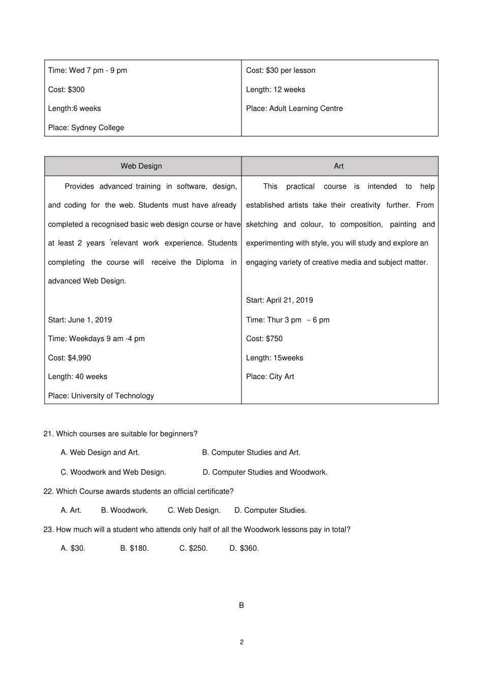 完整版2018-2019学年广州高三一模英语试题含答案,推荐文档_第2页