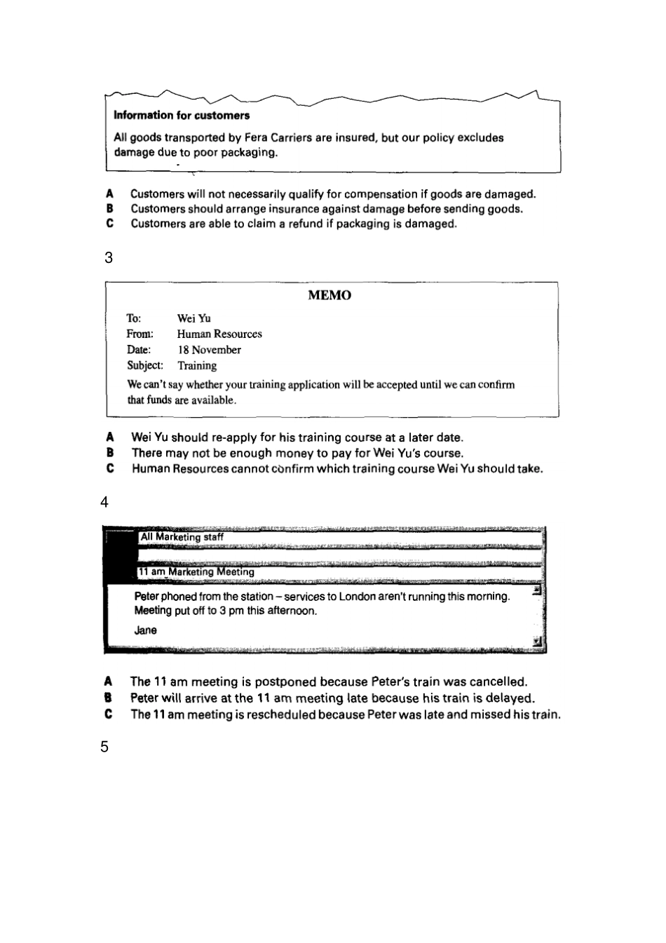完整版BEC初级真题1_第2页