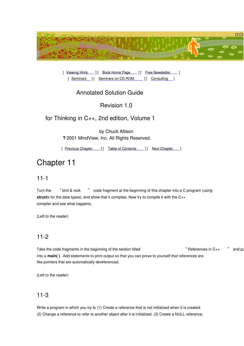 完整版C++编程思想答案其他章节点击用户名找thinkinginC+_第1页