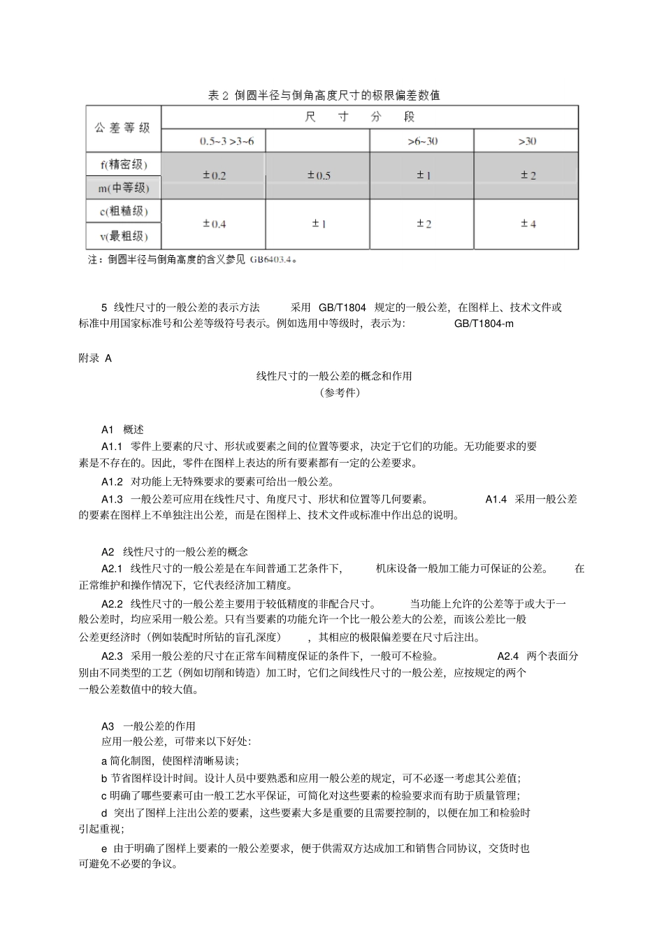 完整版GB／T180m一般公差_第2页