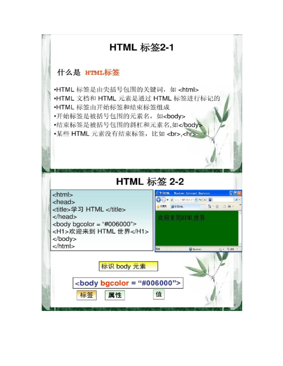 完整版HTML基础教程网制作_第3页