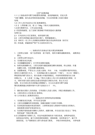 完整版LNG应急预案