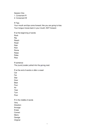 完整版OnlineTrainingManual美语发音视频教程