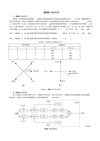 完整版qpsk调制原理