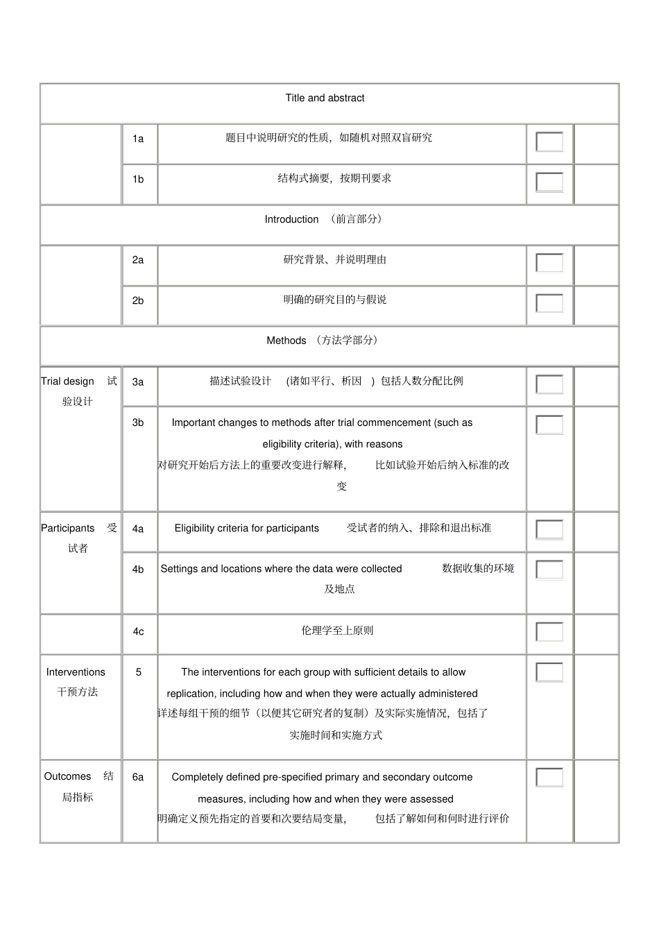 完整版RCT临床研究遵循CONSORT规范中文版_第2页