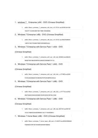 完整版windows7MSDN版下载大全中文简体,推荐文档