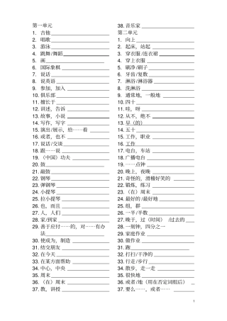 完整版七年级下人教版英语单词自测表实用七下考词表
