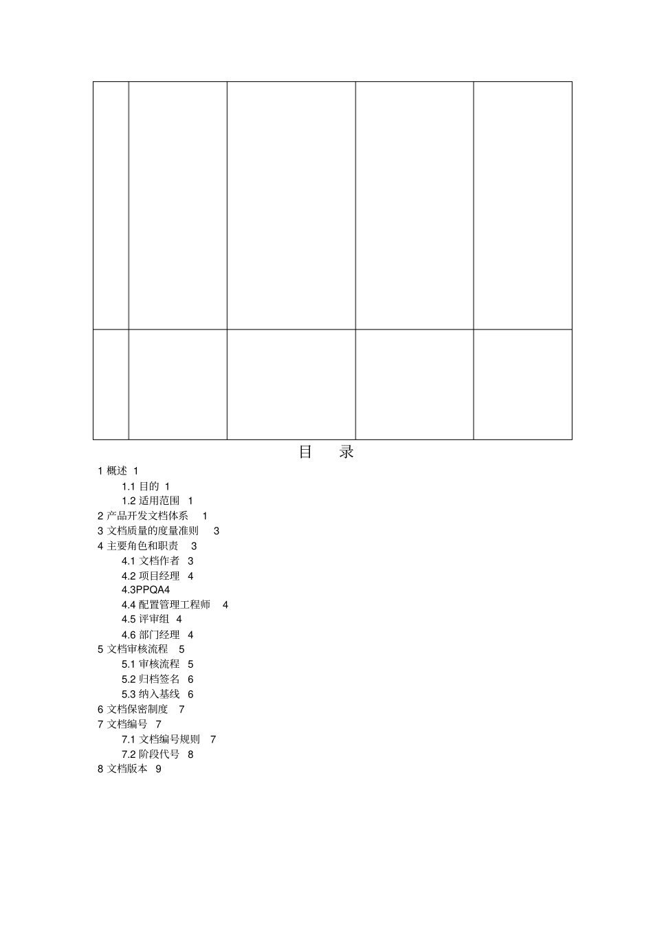 完整版产品开发项目文档管理规范_第2页