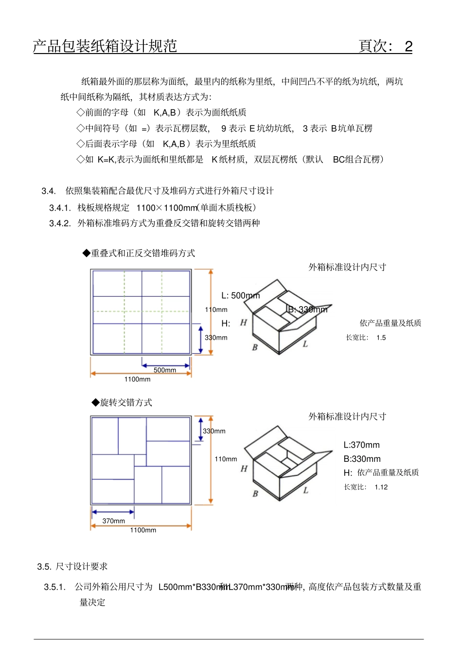 完整版产品包装纸箱设计规范_第2页
