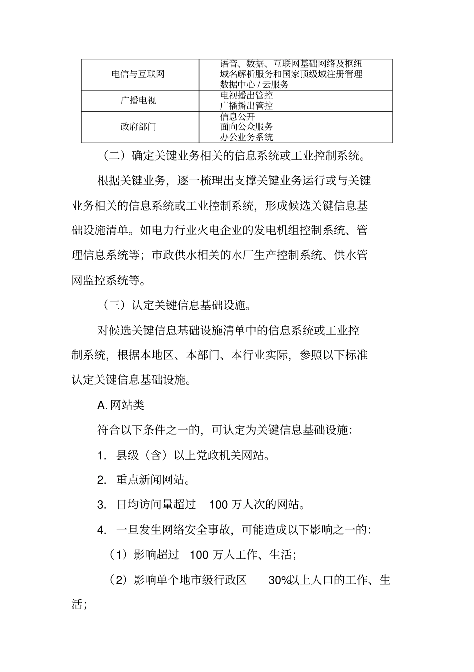完整版关键信息基础设施确定指引试行_第3页