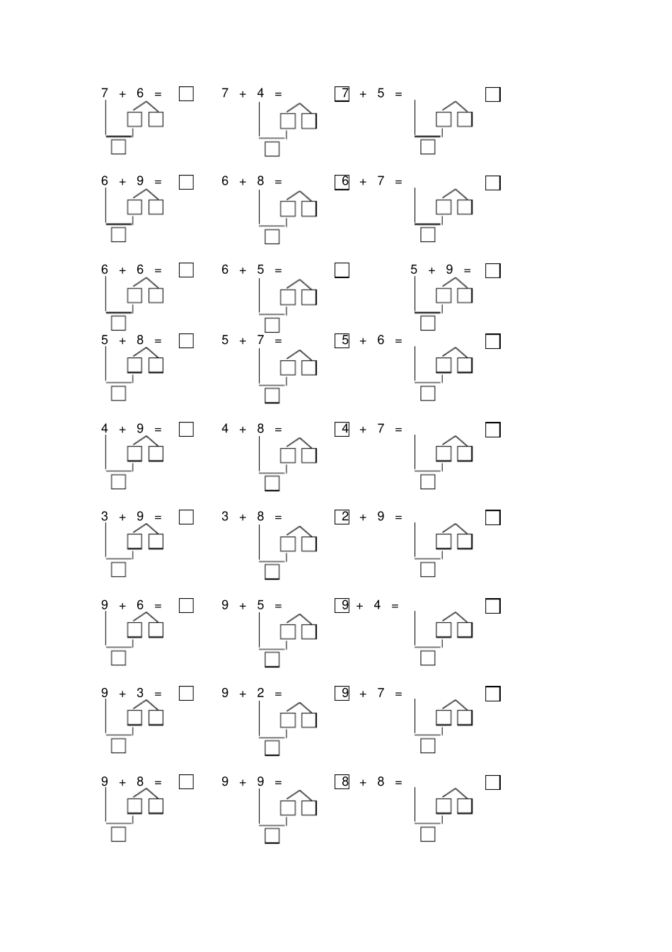完整版凑十法练习题新_第3页