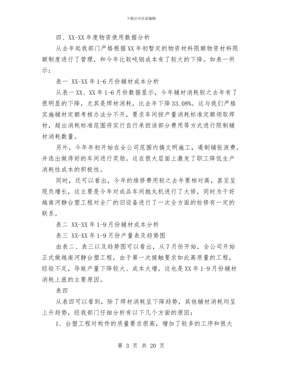 物资部门年终工作总结与物资采购供应工作总结汇编_第3页