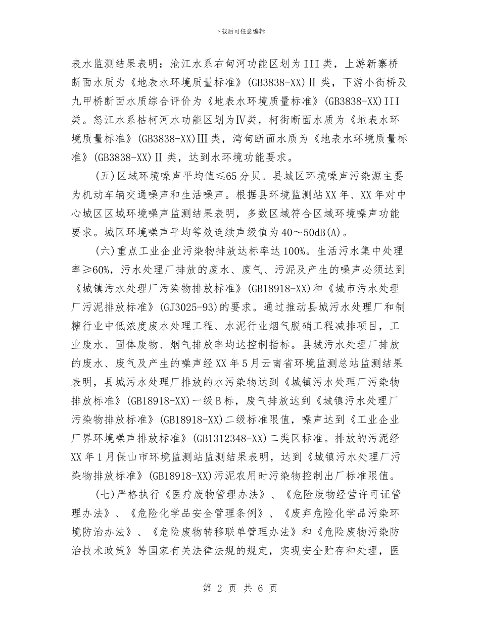 环保局创建省卫生县城工作总结与环保局办公室个人工作总结汇编_第2页