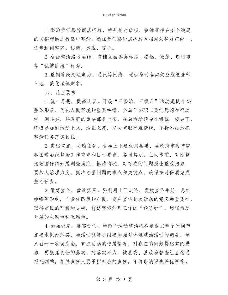 环境治理与三整治三提升工作方案与环境监测站党风廉政建设剖析整改汇编_第3页