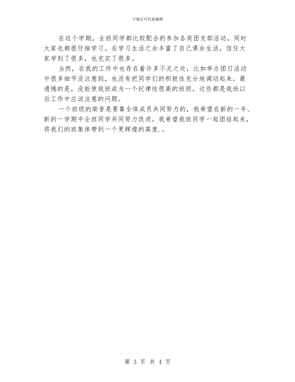 班级团支书工作总结_第3页