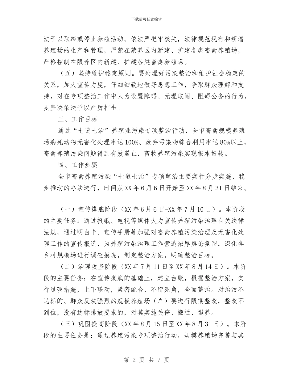 畜禽养殖污染整治方案与疏港道路安全生产管理方案汇编_第2页