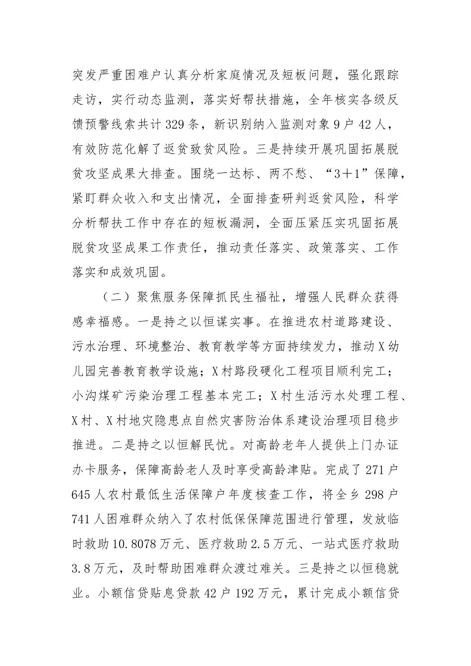 乡镇2024年工作总结（2）_第2页