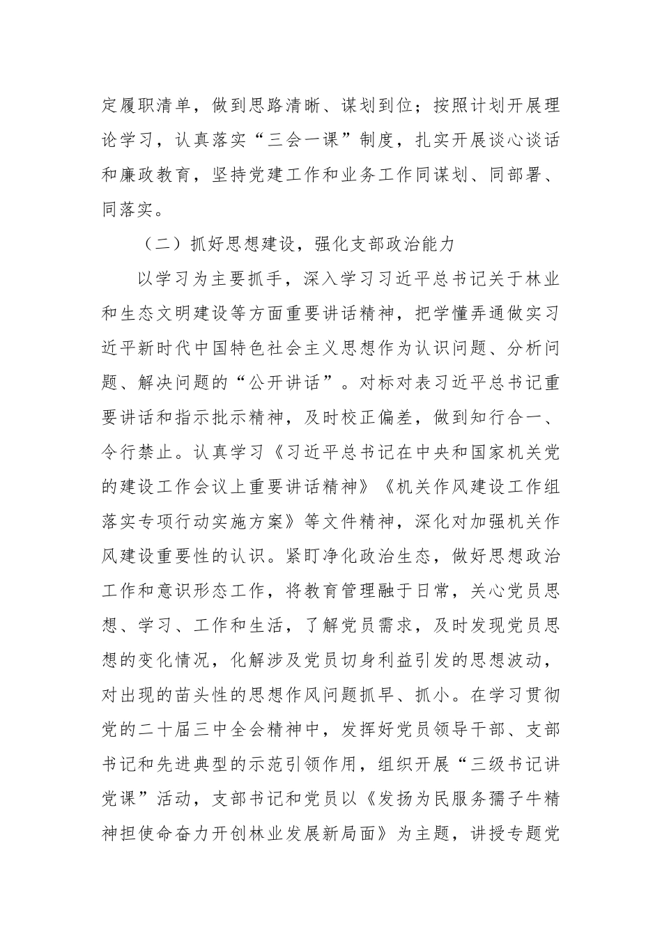 2024年党支部书记抓基层党建工作述职报告（2）_第2页