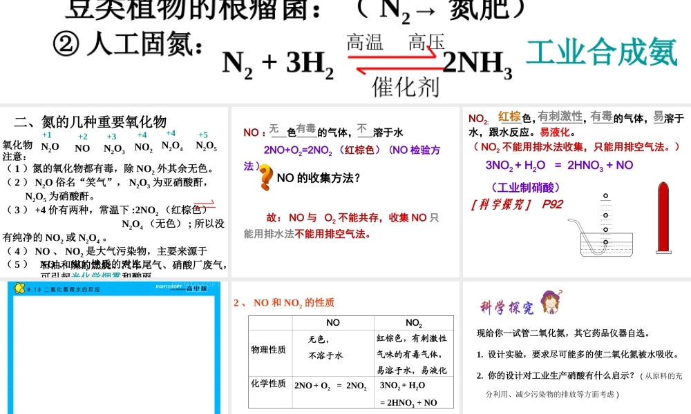 氮的氧化物课件