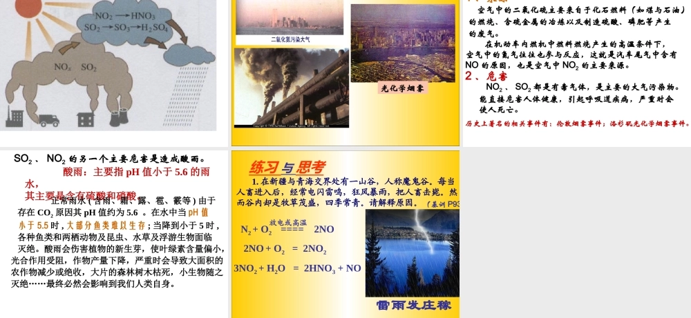 氮的氧化物课件