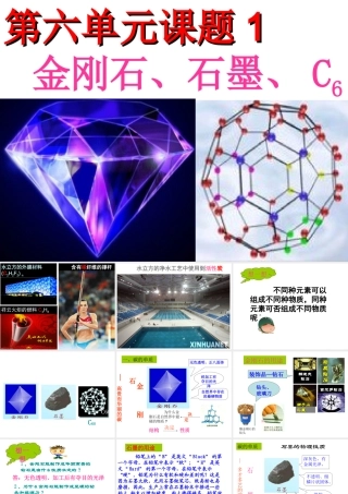 人教版九年级化学第六单元第一节