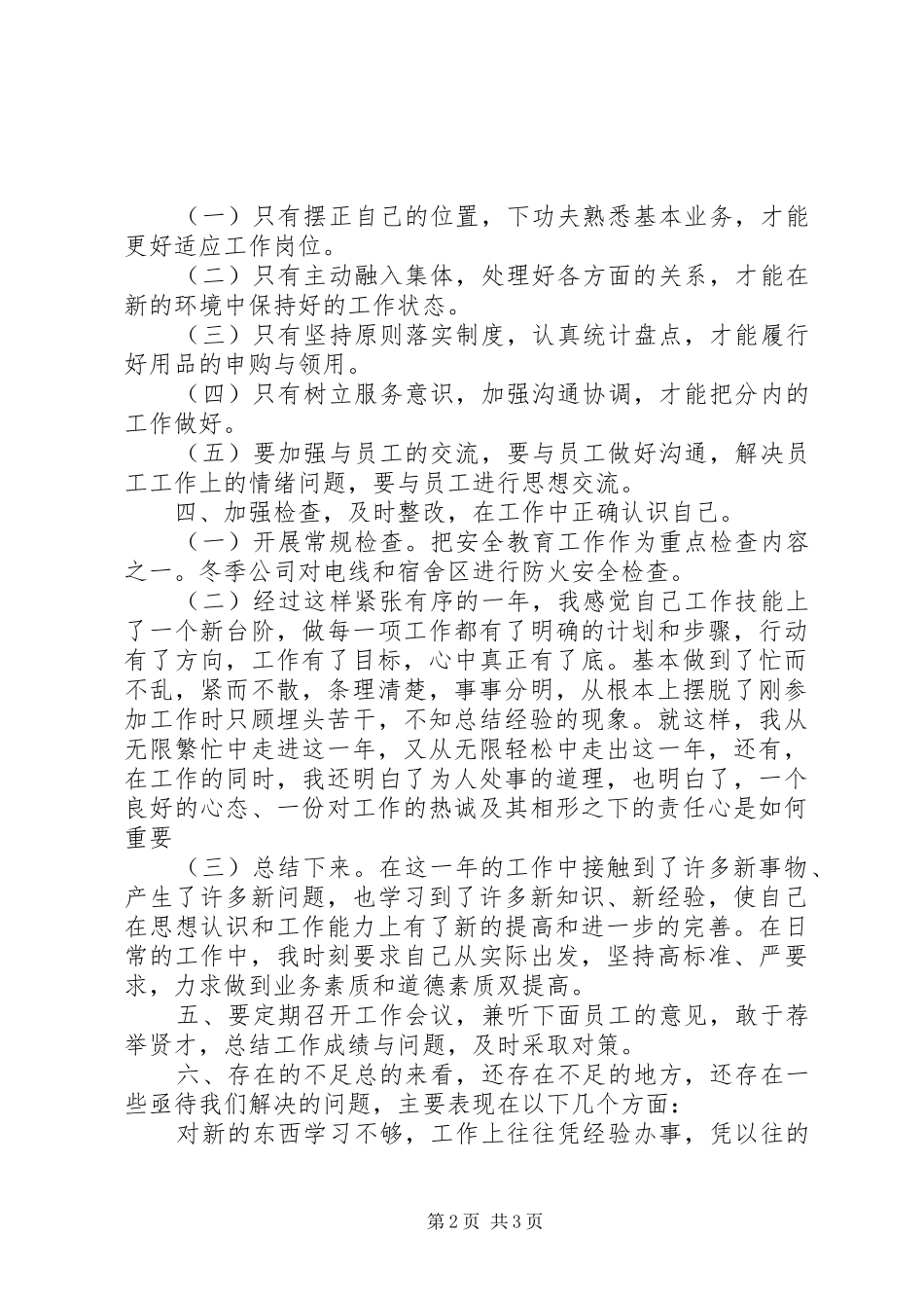 个人的年终工作总结模板_第2页