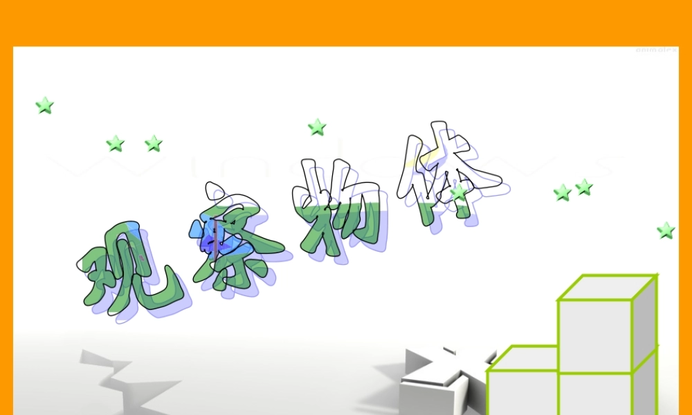 新人教版五年级数学上册：观察物体课件