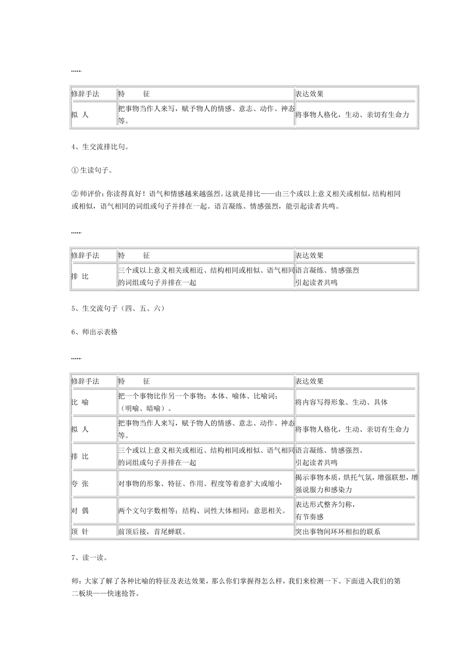 修辞手法专题复习教案[1]_第3页
