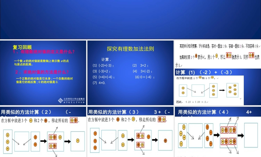 有理数的加法一