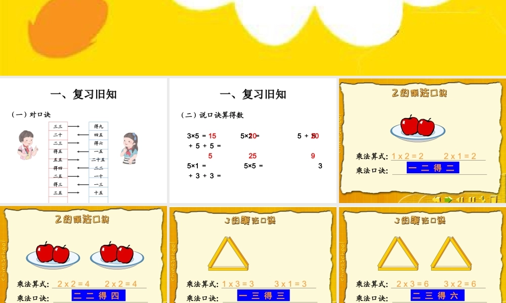 二上《4的乘法口诀》[1]课件