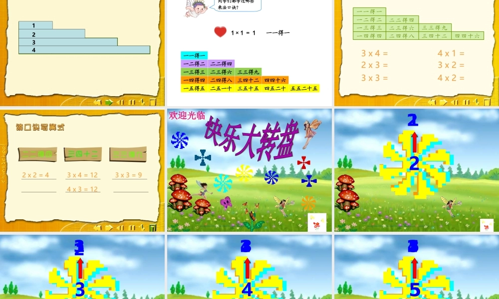 二上《4的乘法口诀》[1]课件